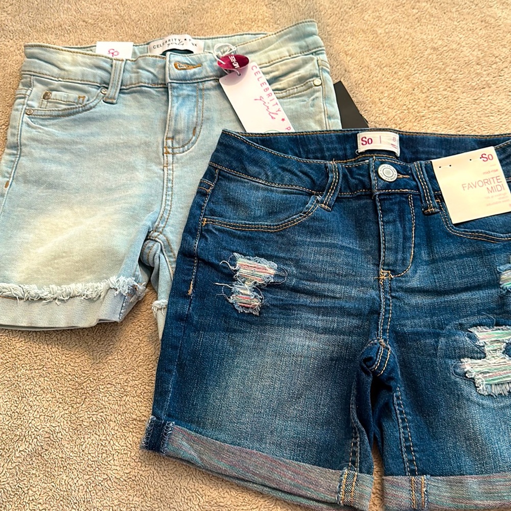 Girl’s Jean shorts 2 pairs